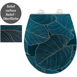 Wenko WC-Sitz Big Leaves Mehrfarbig
