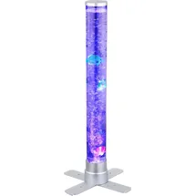 GLOBO RGB LED Wassersäule, Farbwechsler, klar, Fische, H 61cm