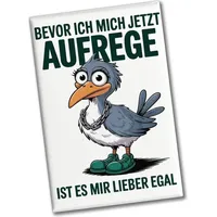 Speecheese Vogel mit großen Augen Souvenir Magnet - lieber