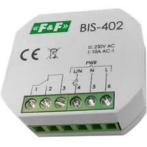 F&F Bistabile Relais Stromstoßrelais für Unterputzdose pulse F&F BIS-402