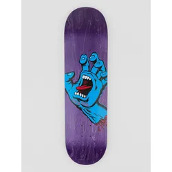 Santa Cruz Screaming Hand 8.375" Skateboard Deck purple Gr. Uni