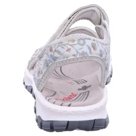 Rieker Riemchensandale Damen Hellgrau Multicolor 40