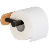 Wenko Turbo-Loc® Toilettenpapierhalter Orea Bamboo, Befestigen ohne Bohren,