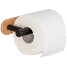 Wenko Turbo-Loc® Toilettenpapierhalter Orea Bamboo, Befestigen ohne Bohren,
