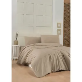 Elizabed Renforcé Bettwäsche Beige 240 x 220 cm + 0 x 0 cm