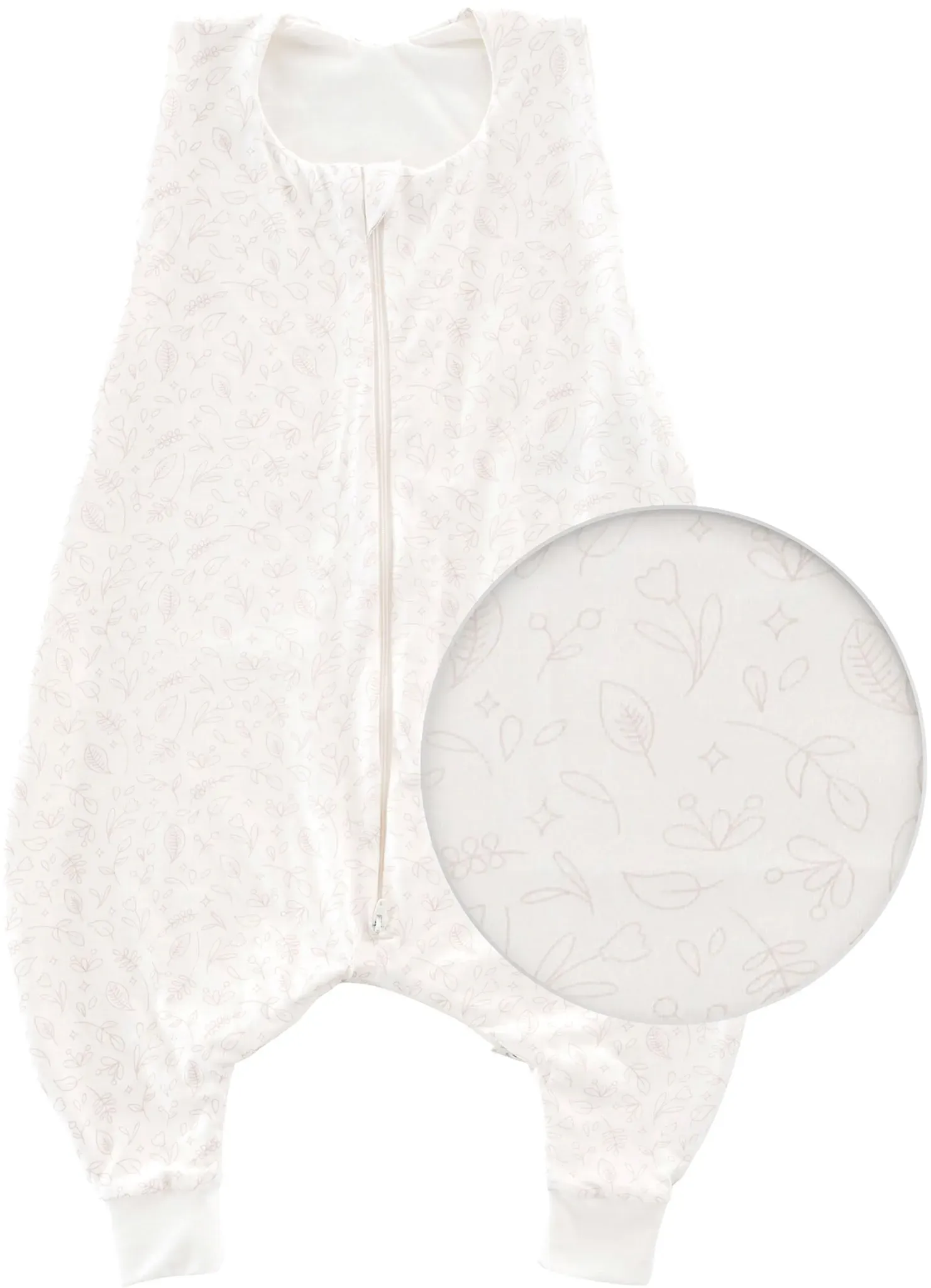 Träumeland Ganzjahres-Sleepoverall TO GO 2.5 TOG, beige, 104