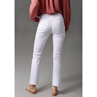 Aniston CASUAL Bootcut-Jeans Gr. 38 N-Gr, weiß Jeans, 20024969-38 N-Gr