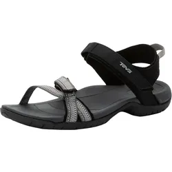 Sandale TEVA "Verra", Gr. 38, schwarz (antiguous bl), Textil, Synthetik, sportlich, Schuhe