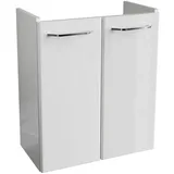 Fackelmann Waschbeckenunterschrank Milano 52 x 61 x 27,5 cm Weiß