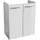 Fackelmann Waschbeckenunterschrank Milano 52 x 61 x 27,5 cm Weiß
