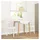 vidaXL Esszimmerstuhl Holz weiß 2er Set