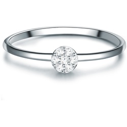 Trilani Ring Sterling Silber Zirkonia in Silber Ringe   Damen 