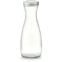 neuetischkultur Glaskaraffe m. Metalldeckel, 1000 ml Glaskaraffe m. Metalldeckel, 1000 ml