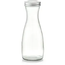 neuetischkultur Glaskaraffe m. Metalldeckel, 1000 ml Glaskaraffe m. Metalldeckel, 1000 ml