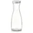 neuetischkultur Glaskaraffe m. Metalldeckel, 1000 ml Glaskaraffe m. Metalldeckel, 1000 ml