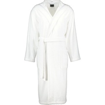 CAWÖ Bademäntel Herren Kapuze Uni 829 weiß - 67 L Weiss