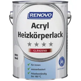 Renovo Heizkörperlack Weiß glänzend 0,5 l
