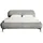 Selsey Polsterbett mit Lattenrost ¦ grau ¦ Maße (cm): B: 173 H: 96