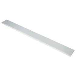 Aluminium Querriegel Weiß – 74 × 20 mm, Länge 180 cm, pulverbeschichtet, mit PVC-Kern, für Zaunbau & Selbstmontage von Vorgartenzäunen