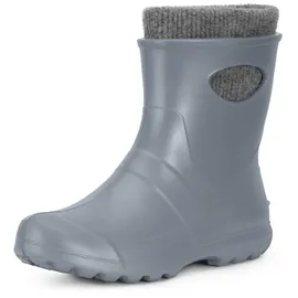 Ladeheid Damen federleichte Eva Thermo Gummistiefel gefüttert LA-750 (Silber, 38 EU). - 38