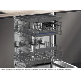 Siemens iQ300 SX53ES22CE Einbau-Geschirrspüler (teilintegrierbar, 598 mm breit, Edelstahl)