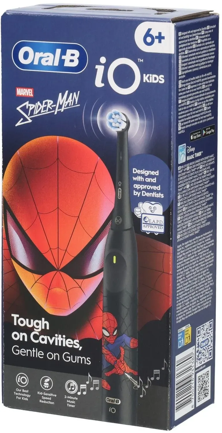Oral-B iO Kids Spider-Man Elektrische Tandenborstel 6+ Jaar 1 St Tandenborstel