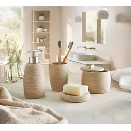 KLEINE WOLKE Seifenschale Badaccessoire-Set Beige