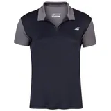 Babolat Play Kurzarm-poloshirt - Black / Black - XS
