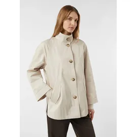 Comma, Cape-Jacke mit Stehkragen Beige M