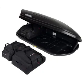 Kjust Taschen Set 3 Stück kompatibel mit Dachbox Menabo Marathon 400