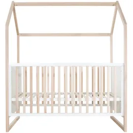 ROBA BAUMANN Roba Hausbett 70x140cm Buche natur Holz weiß