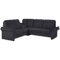 Home Affaire Ecksofa »Tahoma L-Form«, mit Armlehnfunktion, wahlweise Bettfunktion, Schublade, Relaxfunktion, schwarz