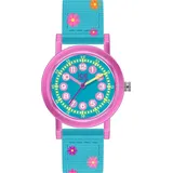 ICE-Watch Ice Learning 24 mm Analog Quarz Armbanduhr Pink Flowers