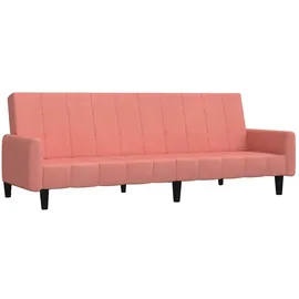 vidaXL Schlafsofa 2-Sitzer Rosa Samt