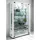 VCM Vitrine Lumo 59 x 18 x 91,3 cm Weiß