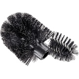 Wenko Ersatzbürstenkopf für WC-Garnituren Randreiniger Ø 8 cm - Schwarz,