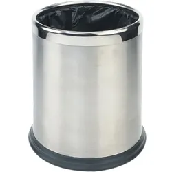 Abfalleimer doppelwandig, Edelstahl, 10 Liter