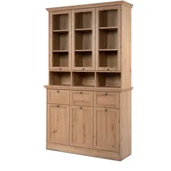 Furn.Design Buffetschrank Eiche Artisan 120 cm, 18 Fächer, Rubik