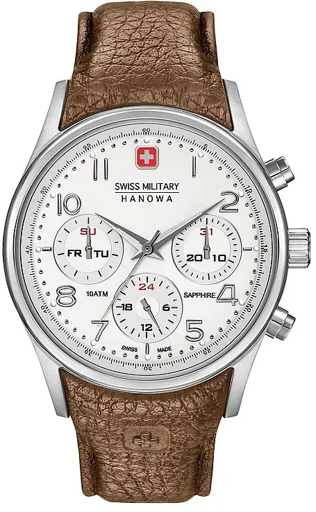 Swiss Military Hanowa Herrenuhr 06-4278.04.001.05 - silber