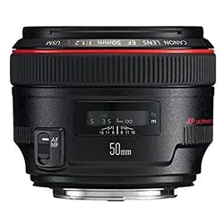 Canon EF 50mm 1:1,2 L USM Objektiv - 72 mm Filtergewinde