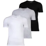 Lacoste Essentials grau/schwarz/weiß M