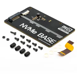 Pimoroni NVMe Base für Raspberry Pi 5, PCIe, M-Key NVMe SSD Unterstützung