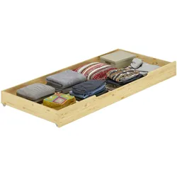 Erst-Holz Staubettkasten für unsere Etagenbetten 80x190 - Kiefer Natur - 90.10-S11