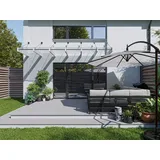 upm Terrassendielen Terrassendiele WPC ProFi One Silver Ash Massivprofil, BxL: je 14x400 cm, 25 mm Stärke grau