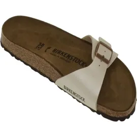 Birkenstock Madrid Vegan Birko-Flor schmal graceful pearl white 40
