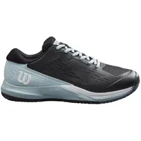 Wilson Damen Rush Pro Ace Clay Sneaker, Black/Sterling Blue/White, 38 EU