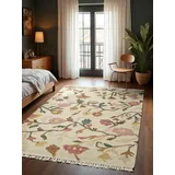 ELLE DECORATION Kelim Violette Creme multifarben, - Creme