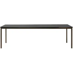 &Tradition Drip HW60 Esstisch, 250 x 100 cm, bronzed / fenix nano laminat schwarz