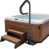 Vevor Whirlpool-Handlauf 88,9–144,8cm höhenverstellbar Spa-Geländer Whirlpool Aluminiumlegierung rostfrei korrosionsbeständig Pool Handlauf 272kg