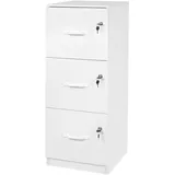 Relaxdays Aktenschrank 4700 x 40 x 1350 cm Weiß